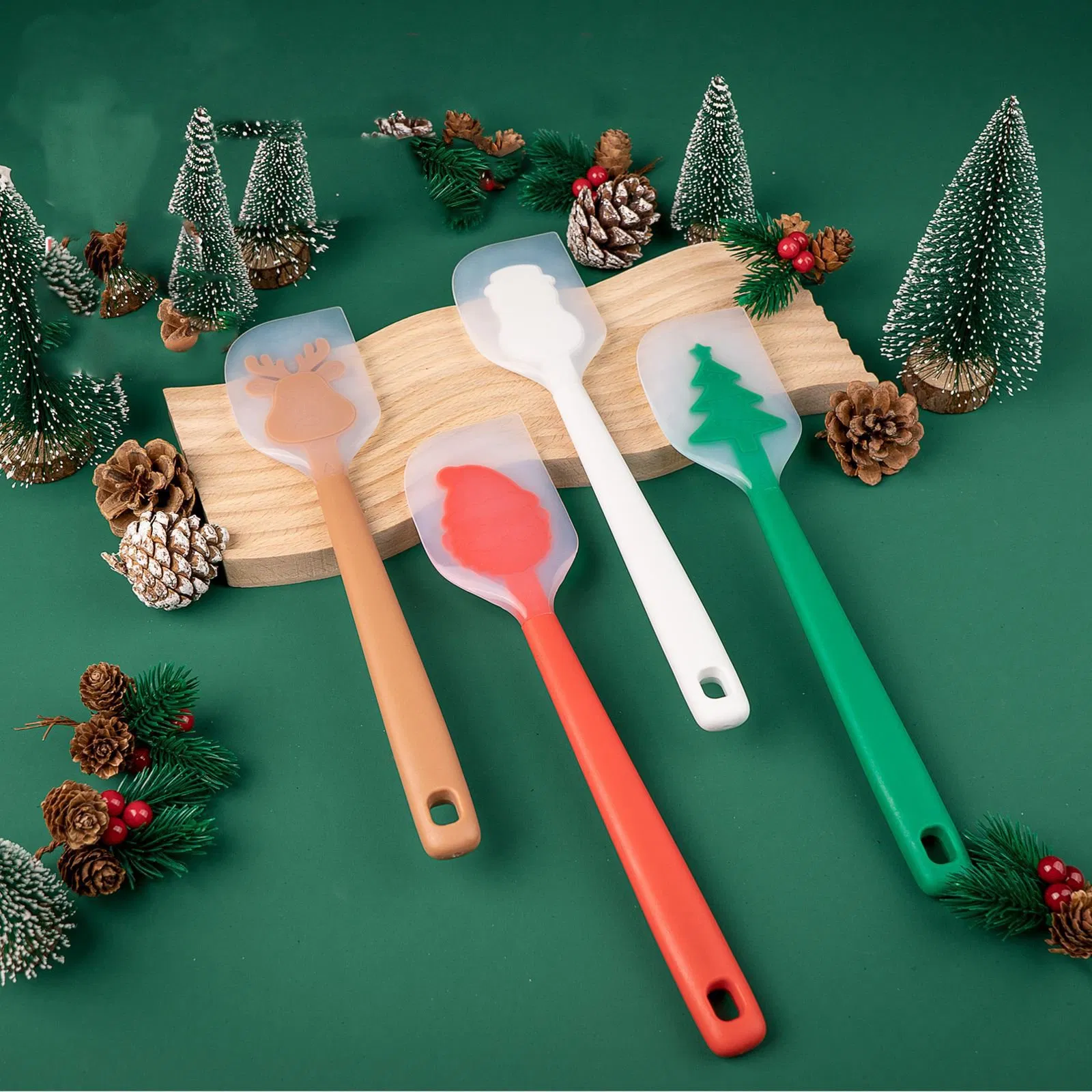 Силиконовый шпатель для выпечки, термостойкий