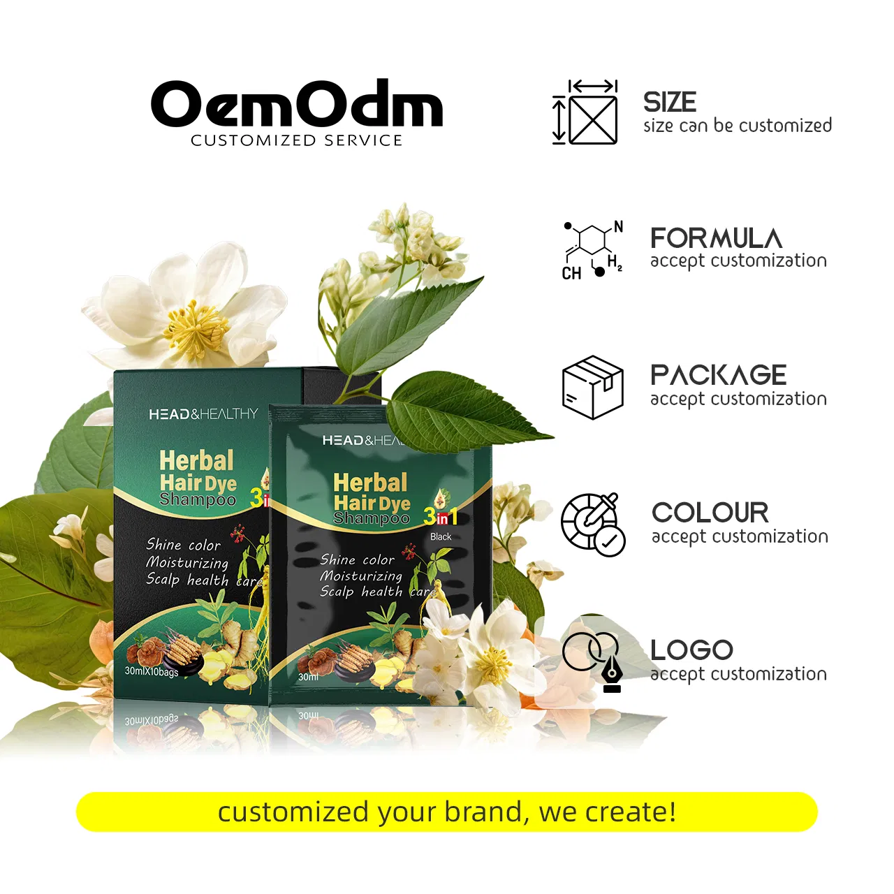 Gentle Hair Dye Foam for Safe Halal Hair Coloring