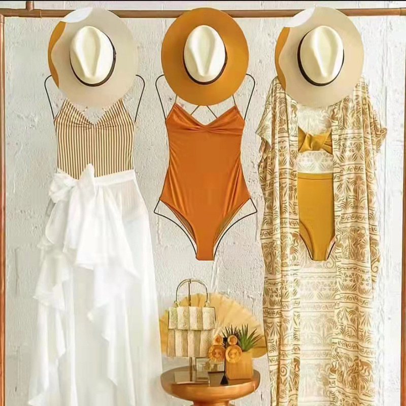 Beach Swimming Suits Hangers Metal Gold Display Flat Chest Swimsuit Trunks Hanger