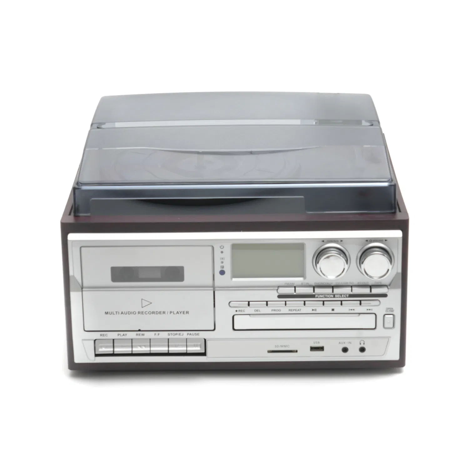 Factory Hot Sale Multi Function Turntable Vinyl Record Player with USB/SD