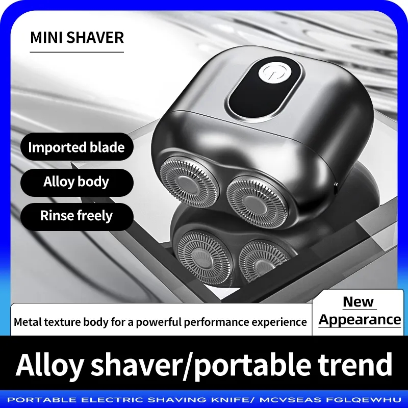 Mini Smart Electric Shaver Men Multifunctional Floating Head Shaving New Cross-Border Rechargeable USB Shaver RV Razor