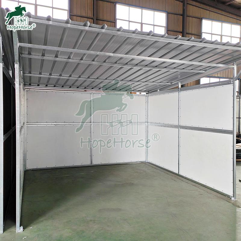 High Quality Stable Shelter Prefab Design Horses Wood Barn