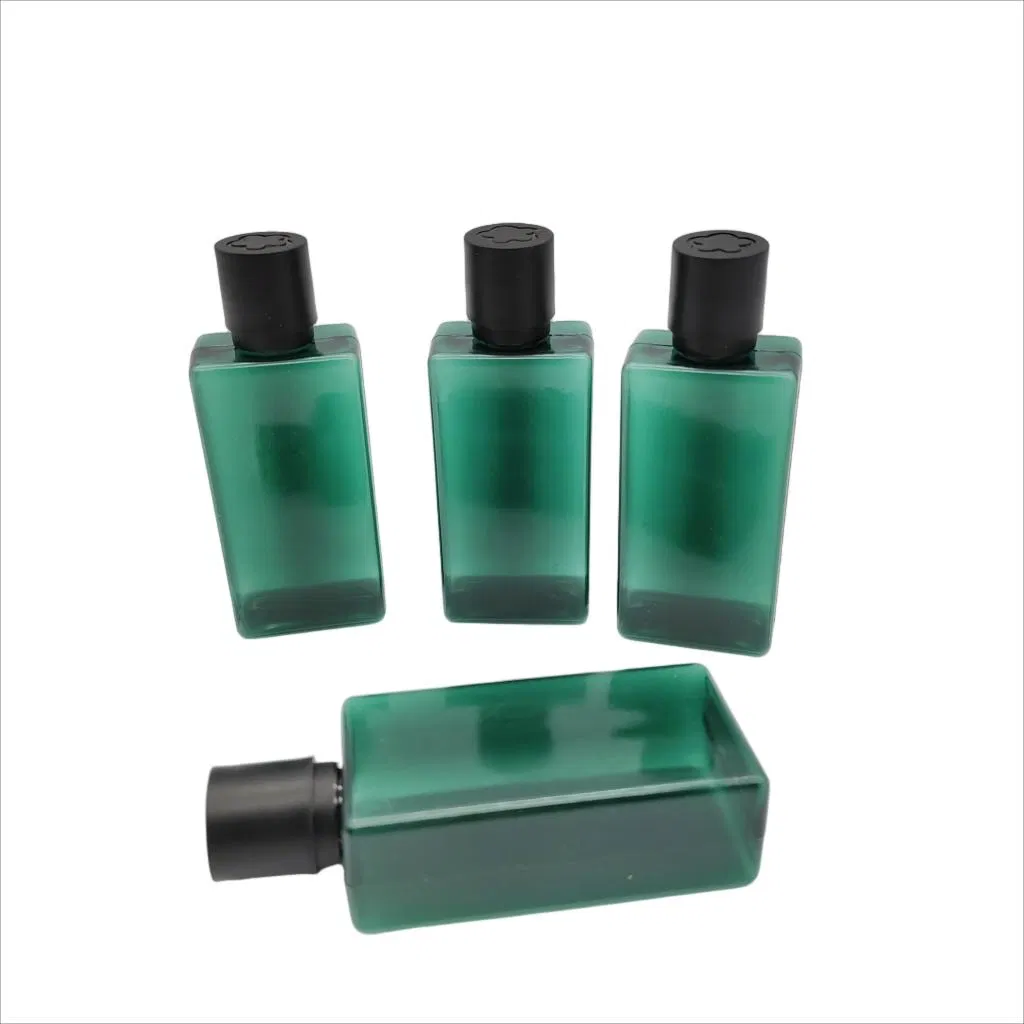 High Quality Plastic Square Shape Liquid Shampoo Empty Bottle