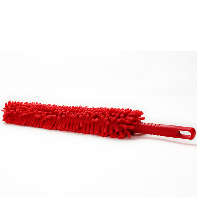 Esun Custom Chenille Double-Use Microfiber and Plastic Interior Car Cleaning Hand Design Wet and Dry Duster