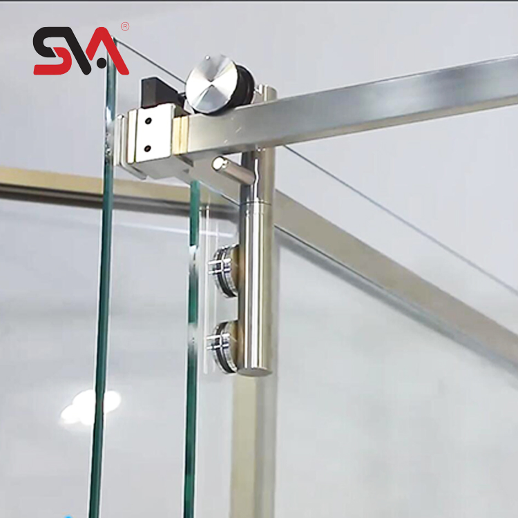 Modern Side Open Corner Sliding Door System Automatic Shower Door Hardware