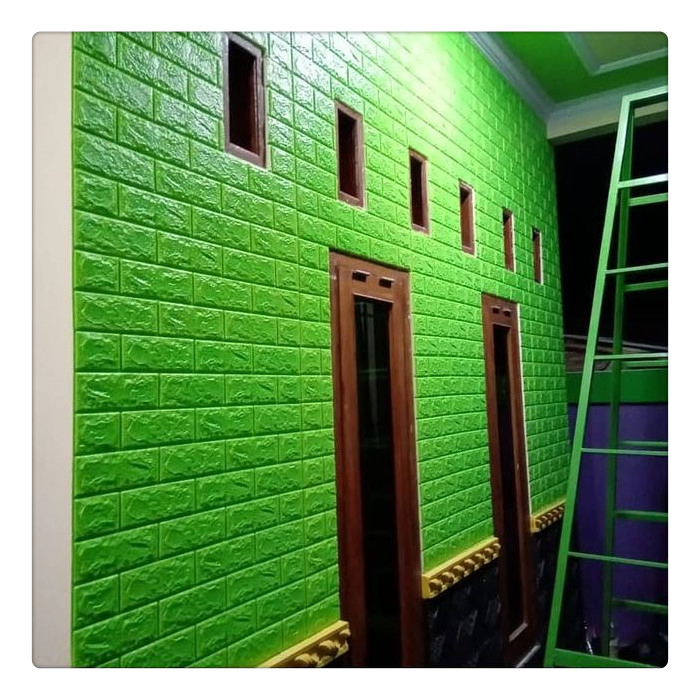 Водостойкие 3D обои-наклейки 'Кирпич' для стен