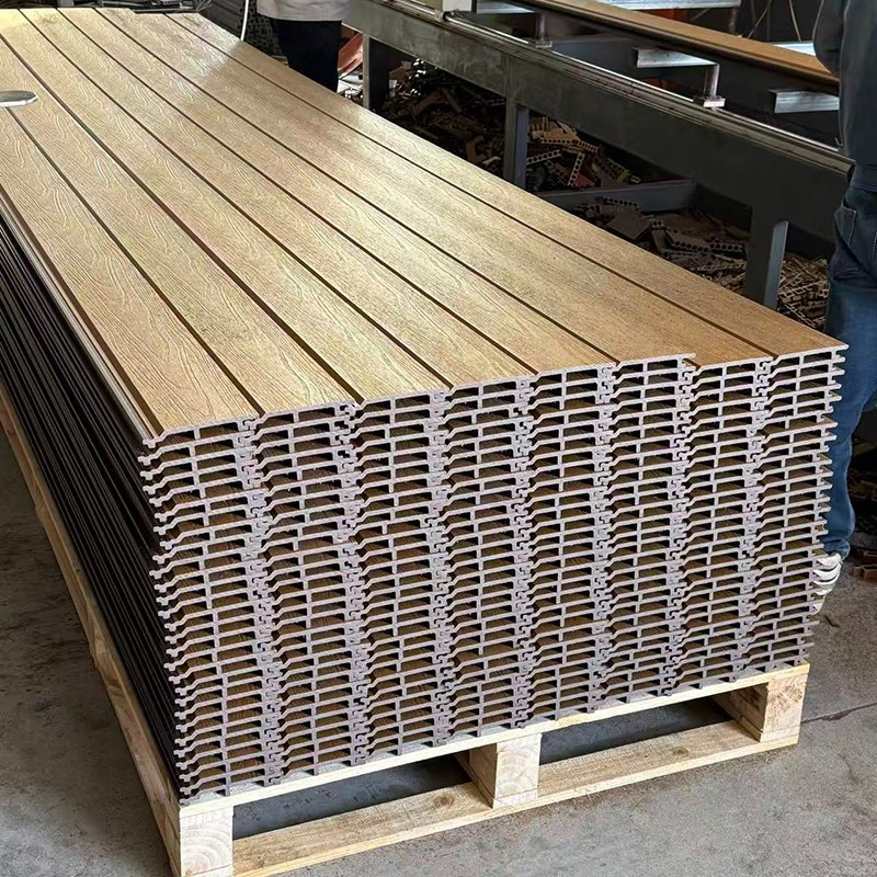 Customizable Colors Outdoor Building Material WPC Wall Panel Cladding