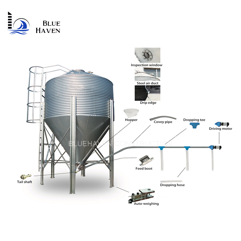 Steel Structure Layer Egg Chicken Cage Broiler Poultry Farm House