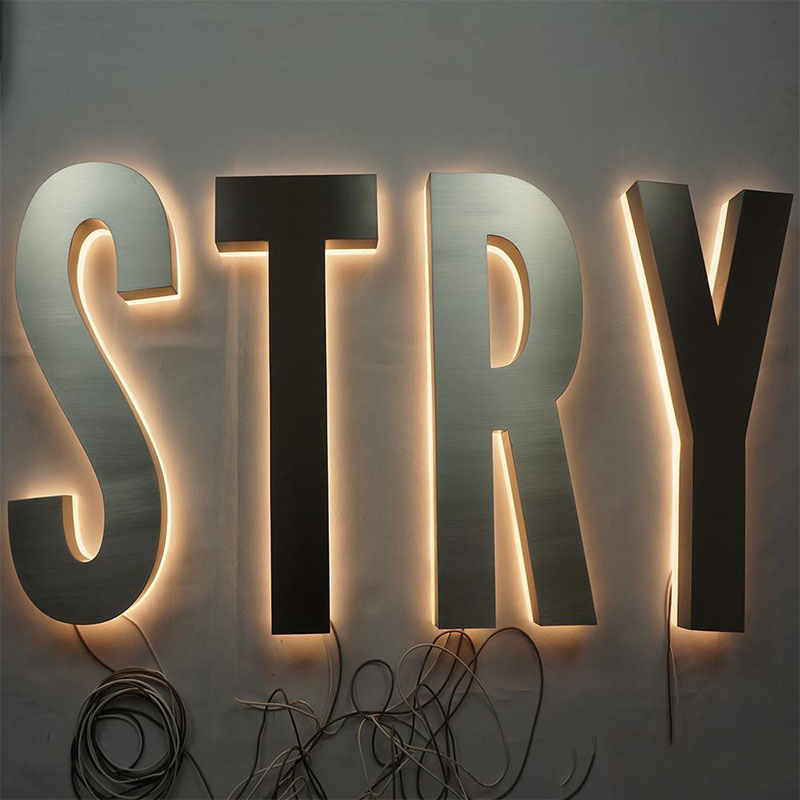Outdoor Backlit 3D Neon Letter Sign LED Shop Sign
