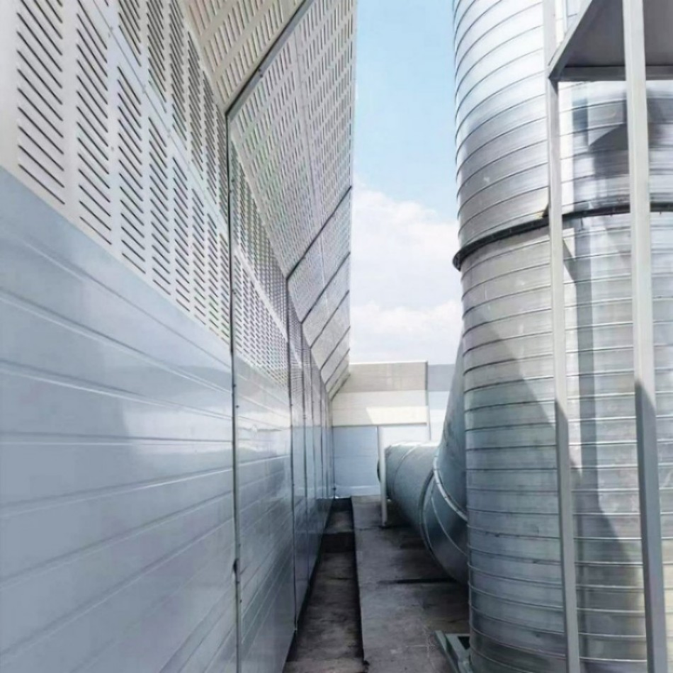 Modern Design Acoustic Fencing Noise Soundproof Metal Sound Barrier Wall Price for Sale