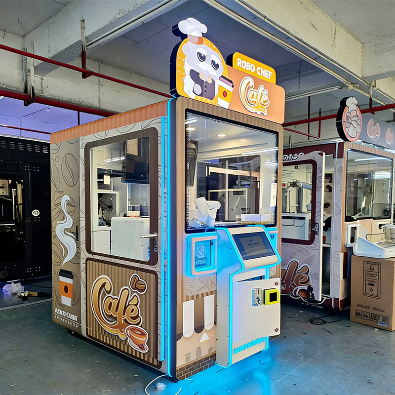 3 in 1 Fully Automated Ai Coffee Making Robot for Cafes Grinder