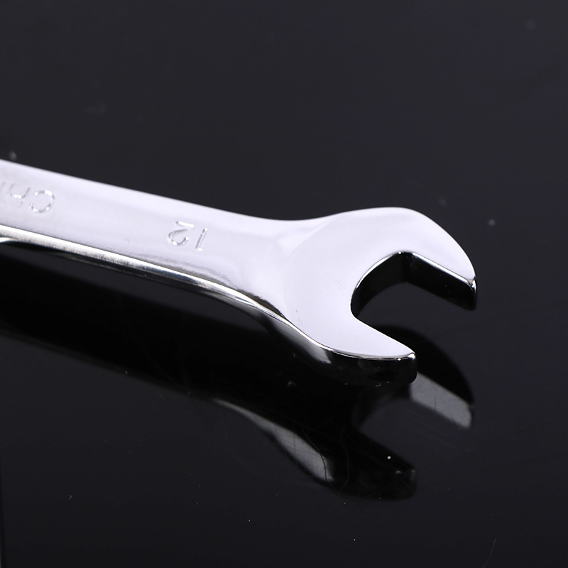 Easy to Operate Household Maintenance/Auto Repair Manual Tools Mirror Fork High Torque Wrench Set Combination Dual-Purpose 20-Piece Wrench