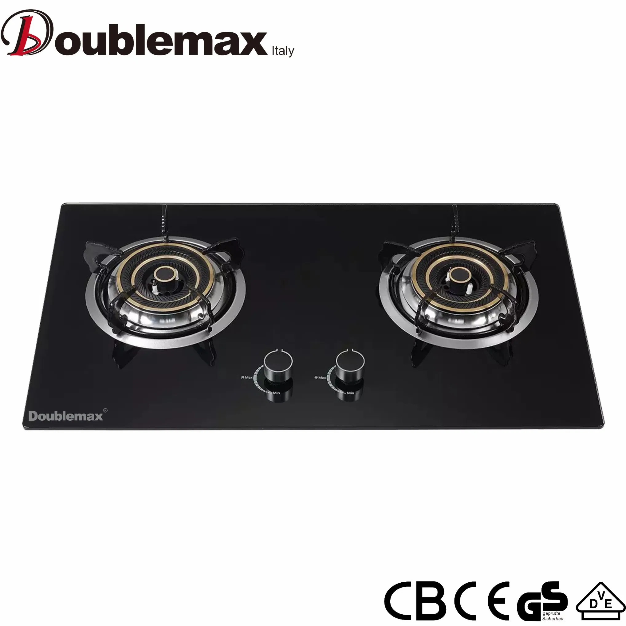 Modern Design 2 Burner Gas Stove Automatic Ignition Cooktops Portable
