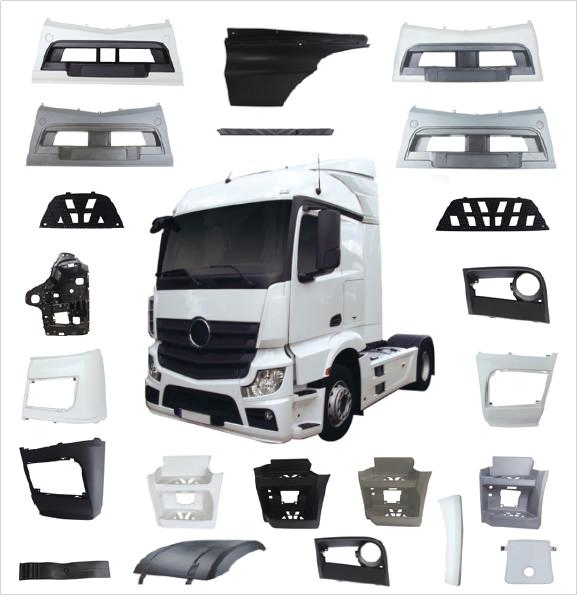Запчасти для кузова грузовика Mercedes-Benz Actros MP4 и Atego, новая модель, более 500 наименований