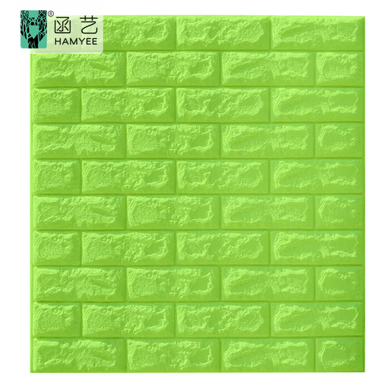 3D Self-Adhesive Wall Stickers Foam Water Anti-Collision Wall Stickers Decorative 3D Foam Wall