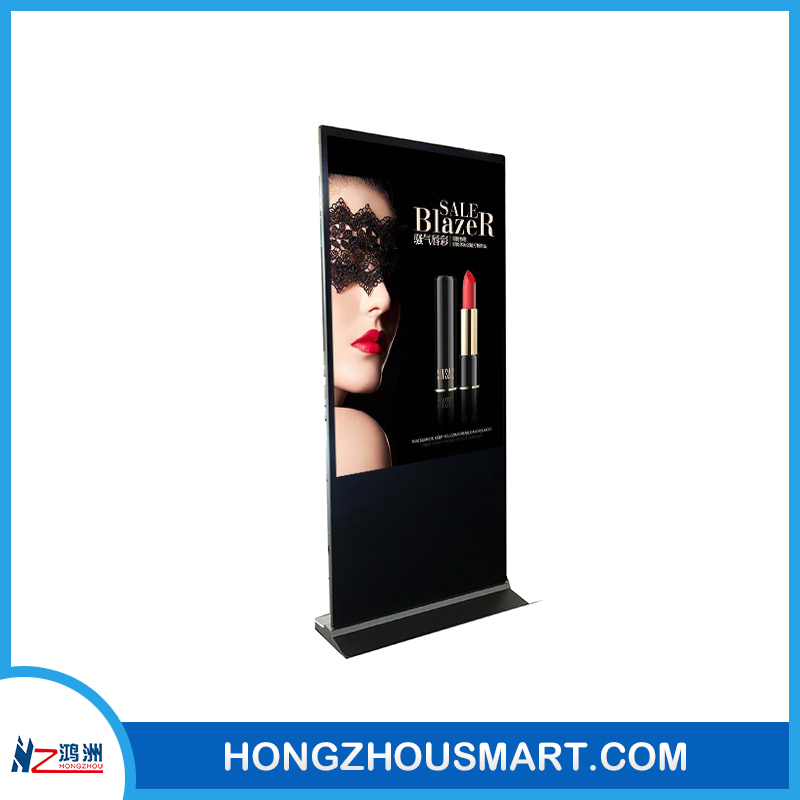 OEM ODM Advertising Screen Advertising Player 65 Inch Ultrathin Vertical Kiosk LED / LCD Digital Signage Touch Screen Kiosk Advertising Display