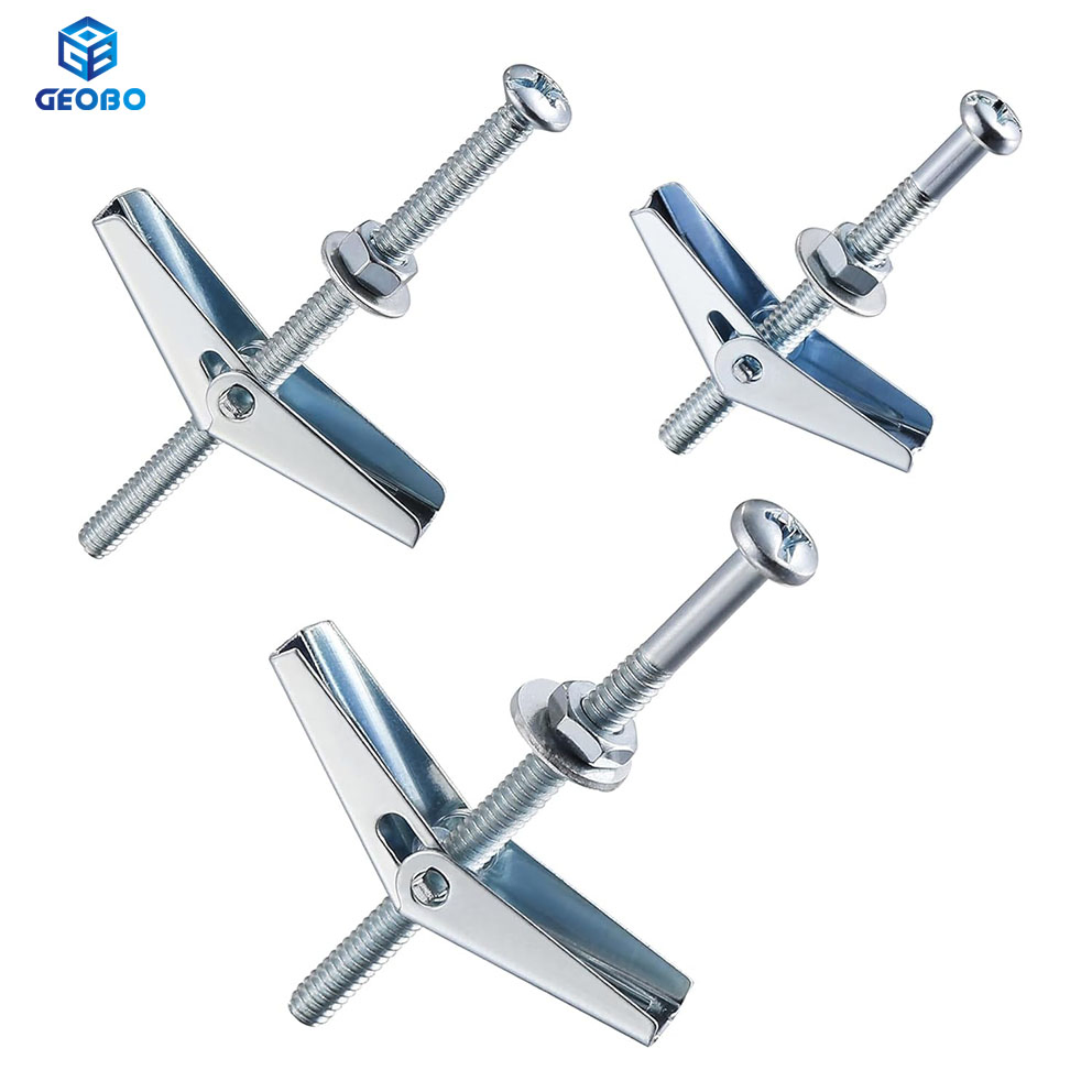 Heavy Duty Drywall Anchors Toggle Bolts and Wing Nut Kit with Nuts Washers