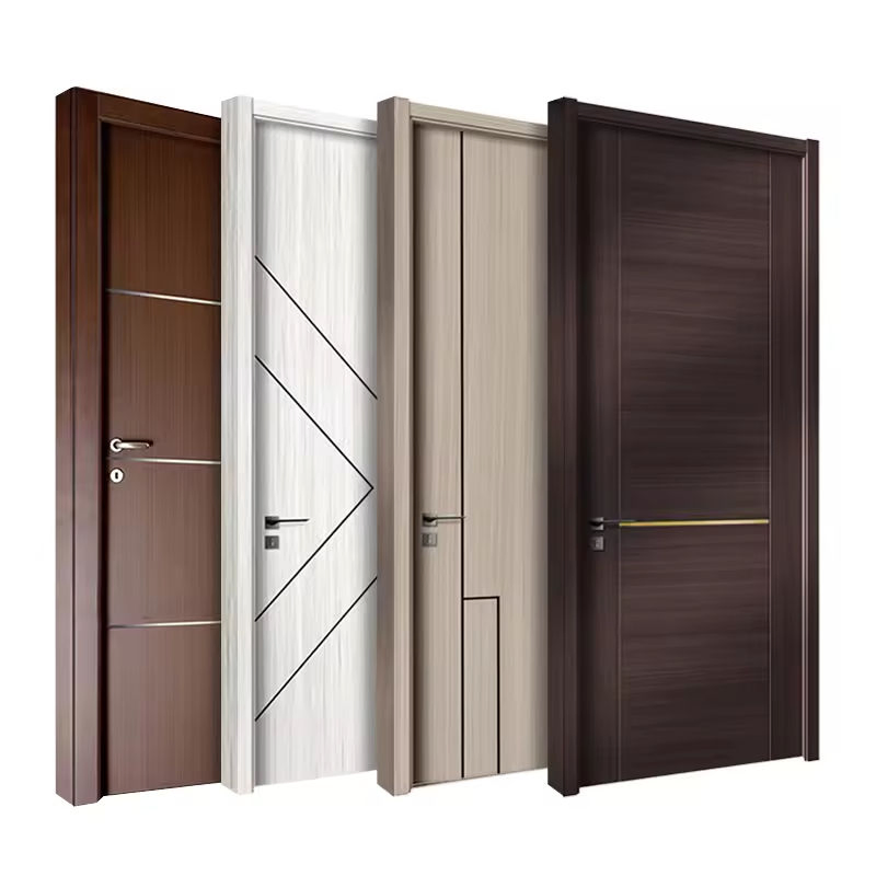 Wood Composite Swing Door Sound Insulation for Interior Use Apartments Bathrooms Entry-Factory Direct