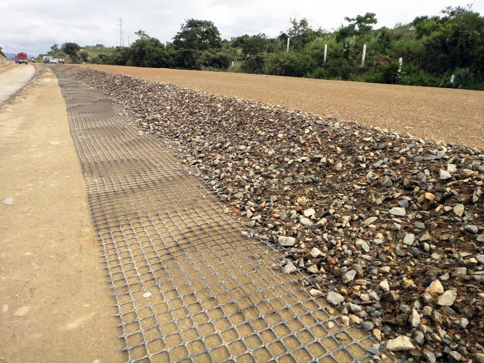 Biaxial Plastic Polypropylene Geogrid for Road Base Reinforcement