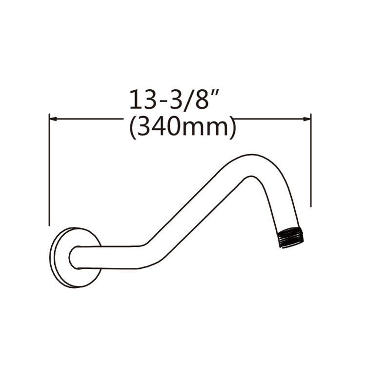 Bathroom Accessories Stainless Steel Shower Arm for Shower Panel