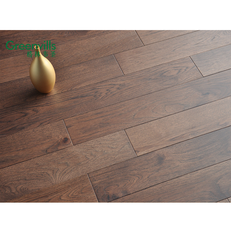 Strong Density Solid Hickory Flooring Hardwood 18mm Thick