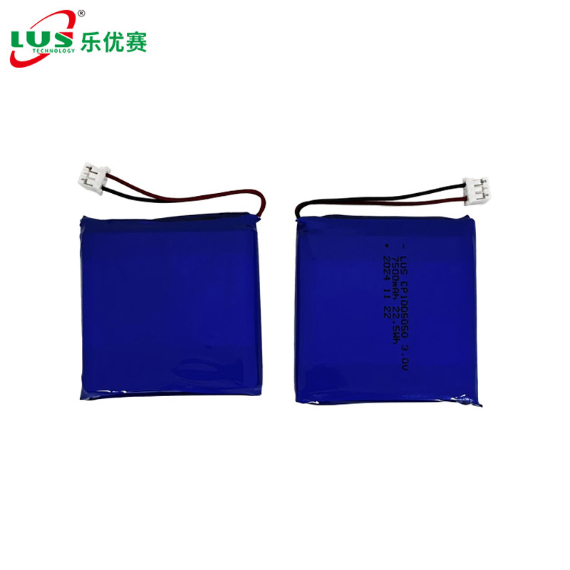 3 Volt Primary Battery Cp1005050 Customized 7500mAh Lithium Battery 3V Pouch Cell Lithium Battery 7500mAh Soft Battery Cp1005050 Thin Cell Battery Cp105050 OEM