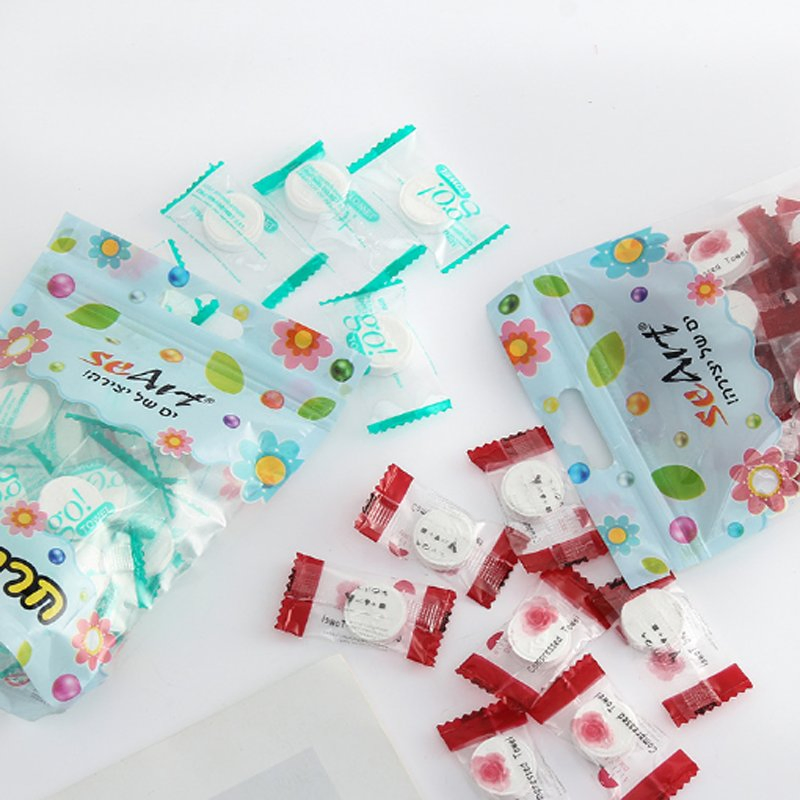Biodegradable Tablet Napkin Mini Coin Tissue Disposable Portable Travel Compressed Towel