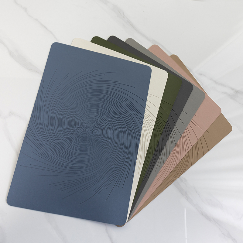 Wholesale Household Waterproof Wedding Placemat PVC Leather Luxury
