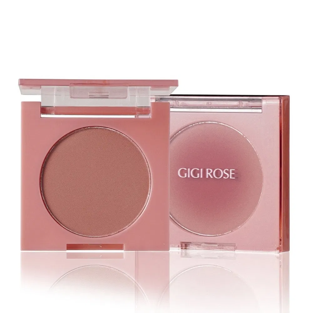 Smooth and Long-Lasting Soft Skin Feel Monochrome Brightened Peach Blush for Retro Style