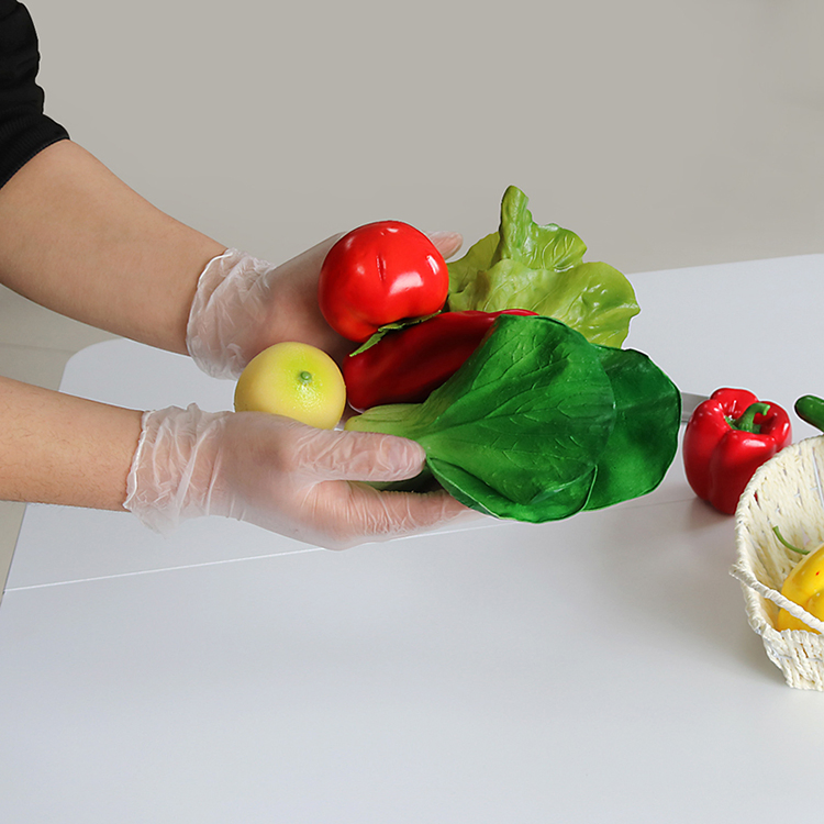 Wholesale Kitchen Household Clean Food Grade Vinyl Gloves Powder Free PVC Gloves Vinyl Examination Glove