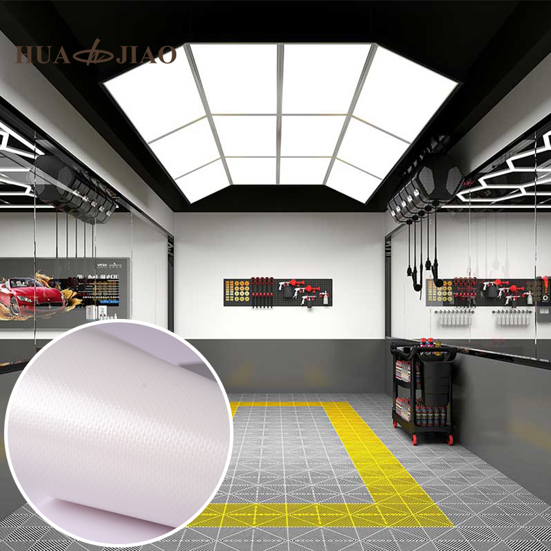 Flame Retardant PVC Stretched Film for Hotel Lobby Ceiling Decoration