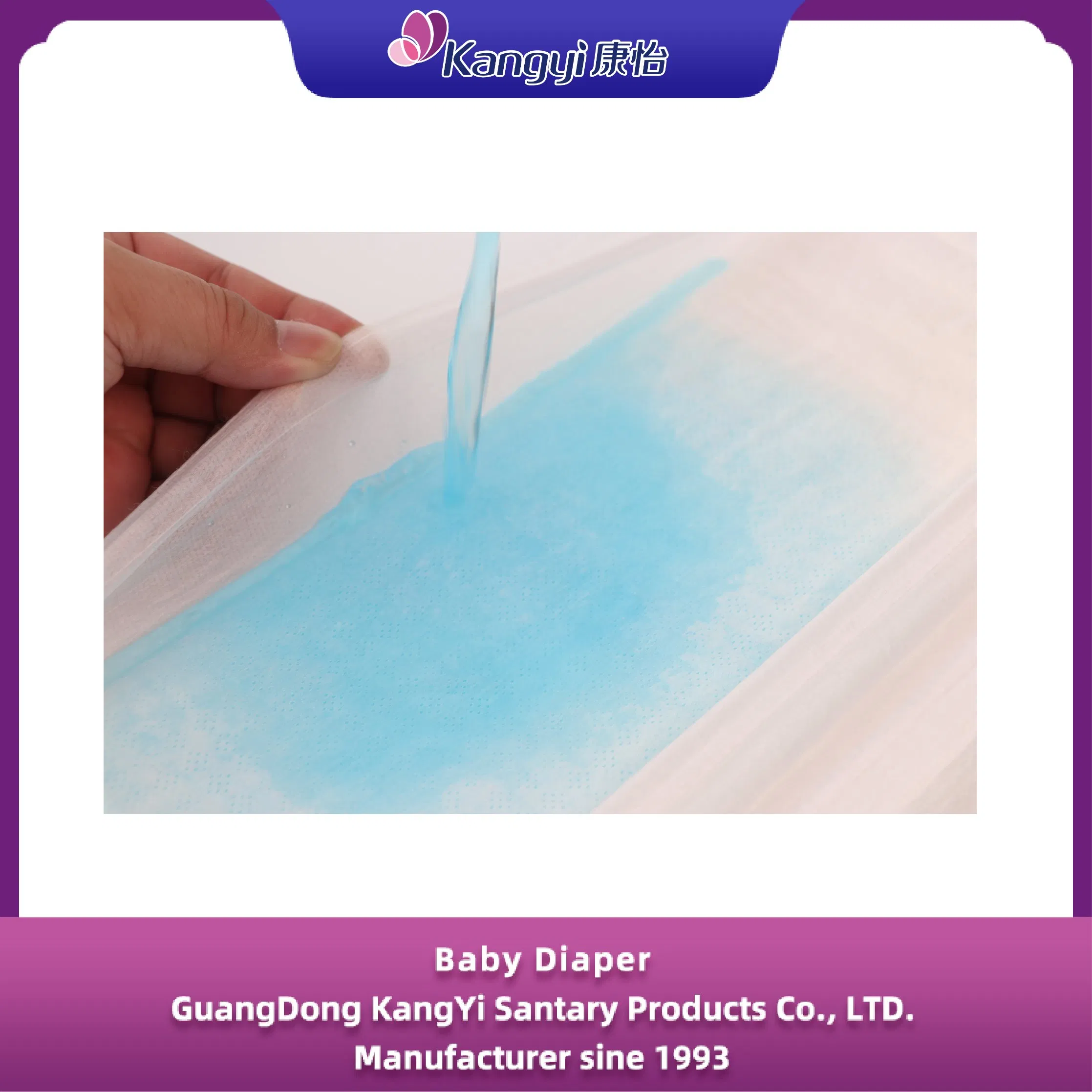 OEM Customized Manufacturer Disposable Tape Type Diaper Care Cotton Baby Diaper