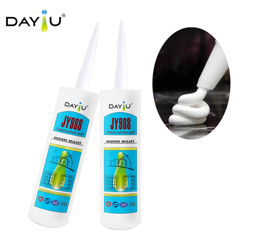 One Component Silicone Sealant Weatherproofing Neutral Adhesive Caulking for Mirror Glass