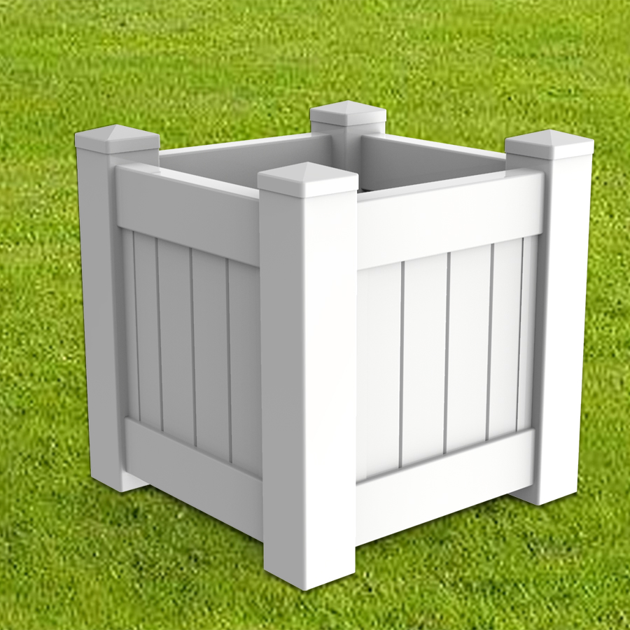 Fentech Factory Manufacturing PVC Vinyl Plastic Garden Planter Flower Box