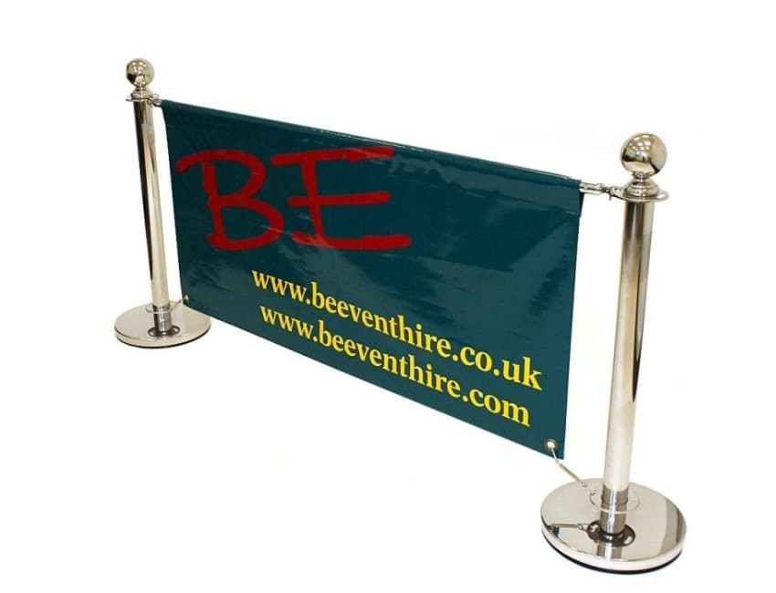 Advertising Outdoor Retractable Windbreak Cafe Barrier for Crowd Control