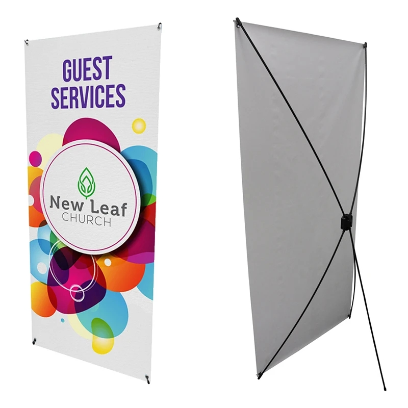 80*180cm/60*160cm Adjustable X Stand Banner, X Display Stand, X Banner