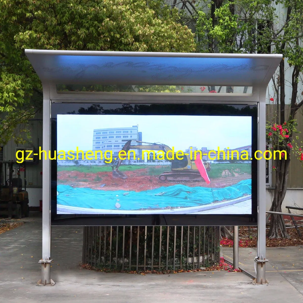 Advertising Bus Stop Shelter (HS-BS-S008) -Average Lead Time One Month