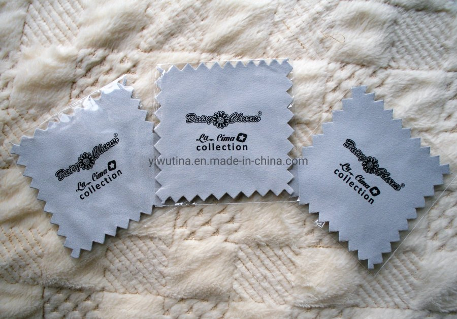 Custom Silk Screen Logo Microfiber Jewelry Watch Camera Polishing Cleaning Cloth