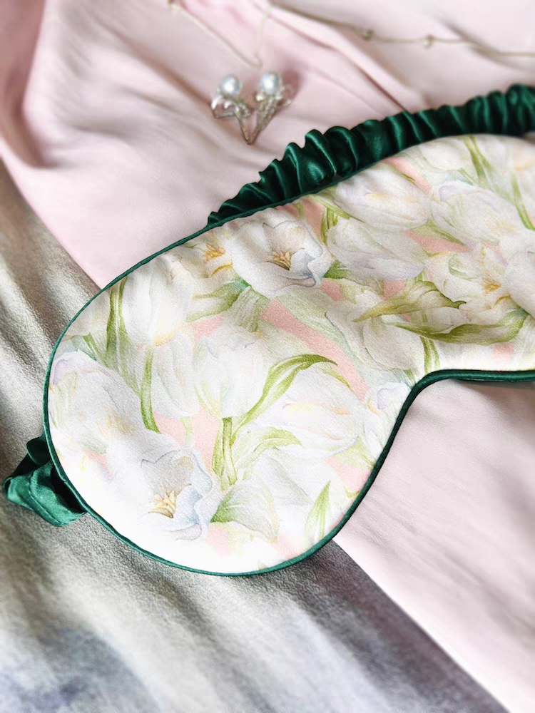 Double Side Mulberry Silk Eyemask Breathable Skin-Friendly