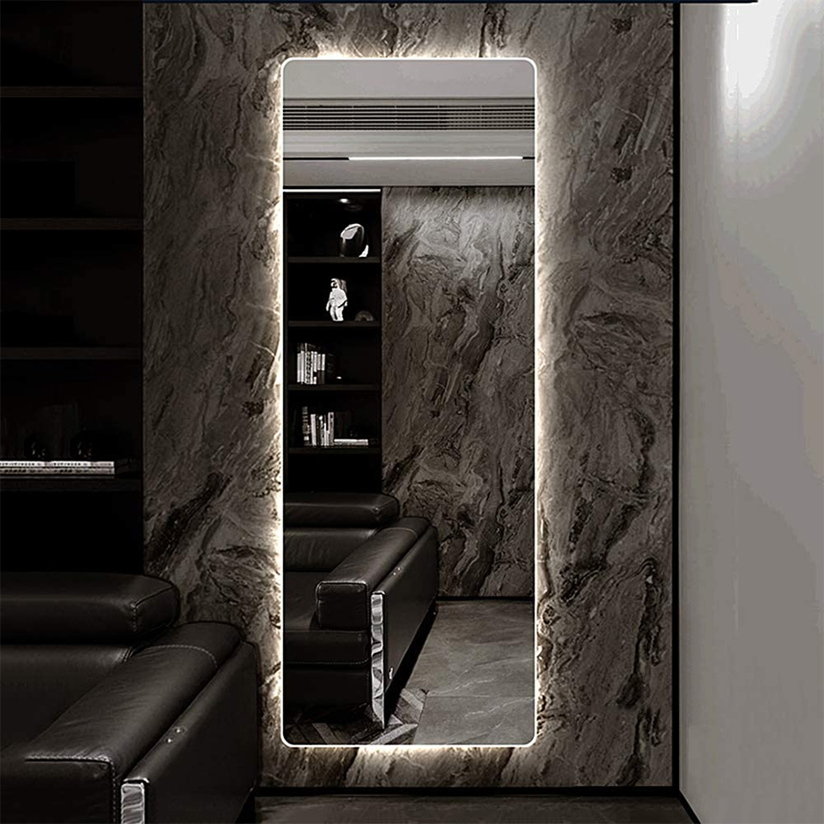 Wholesale Full Size Illuminated Full Length Lighted LED Mirror for Fitting Dressing Room