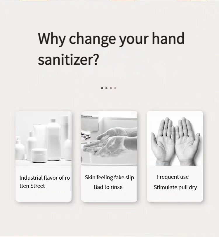 Luxury Foam Hand Sanitizer with Gentle Skin Care Formula
