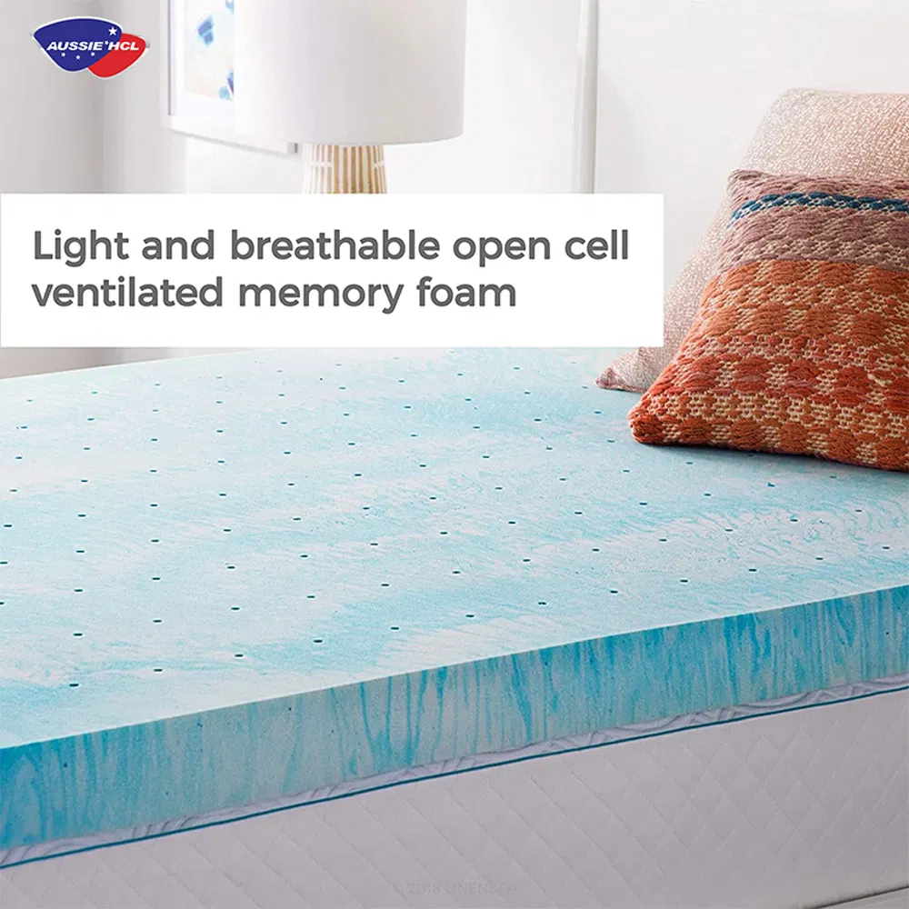 Roll up Sleeping Well OEM ODM Colchones Hypoallergenic 3D Mesh Visco Natural Latex Twin XL King Mattress Pad Gel Memory Royal Foam Cooling Mattress Bed Topper
