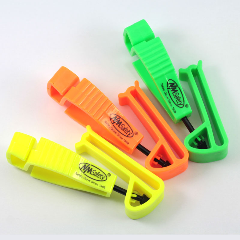 Nmsafety Many Colors Plastic Safety Glove Clip Hold Guard