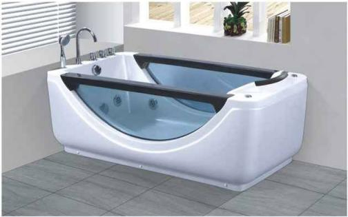 Переносная пластиковая ванна для взрослых с гидромассажем