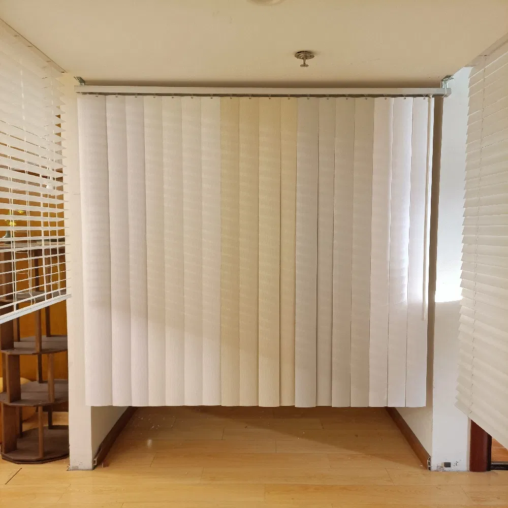 Factory Best Quality PVC Vertical Blinds French Window Blind