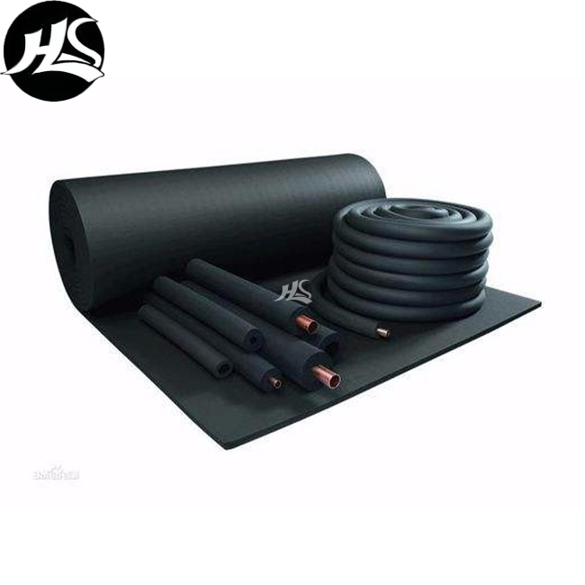 Elastomeric Plastic Rubber Foam Insulation Board for HVAC Refrigeration System Thermal Adhesive Sheets Roll