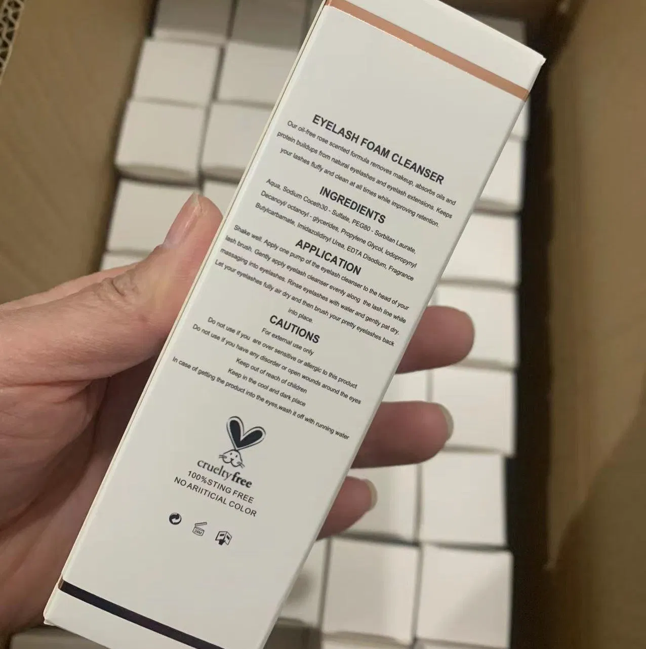 OEM 60ml Lash Cleanser for Oil Free Private Label Eyelash Extension Foam Lash Shampoo Pink Bottle Shampoo Eyelash Shampoo