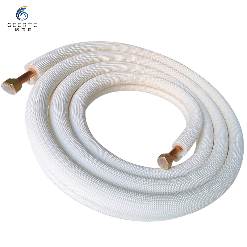 Pre-Insulated Copper Coil Pair Copper Tube Line Set Pipe for Air Conditioning Installation Kit