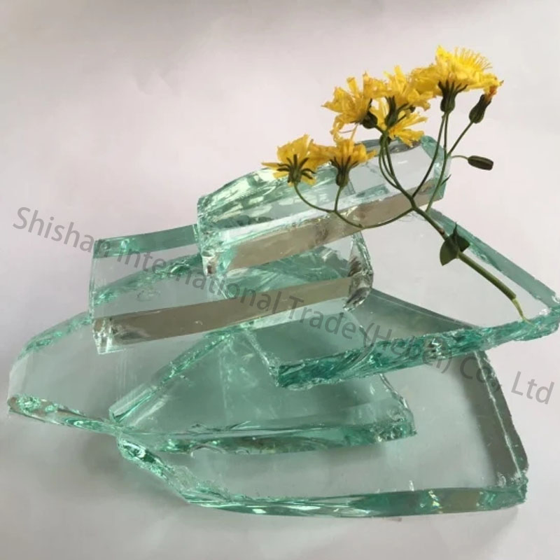 Clean Transparent Broken Glass Cullet, White Float Glass Used Directly Without Further Processing