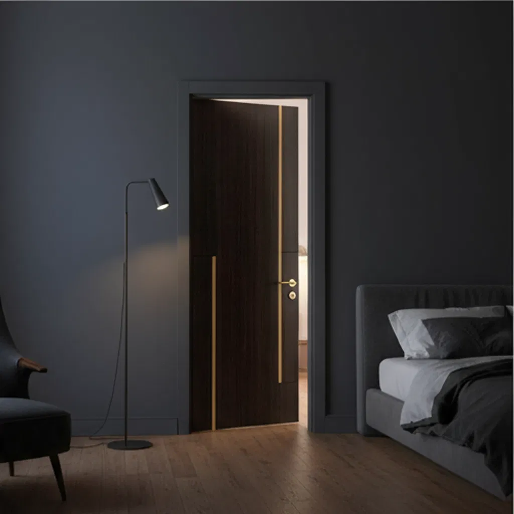 Low Price Majoys Factory Customized Size Contemporary Edge Band Fireproof Interior WPC Door